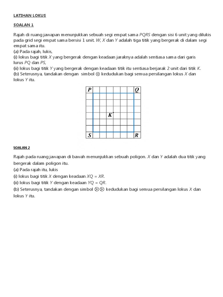 Latihan Lokus | PDF