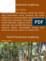 Teknik Pembuatan Angklung