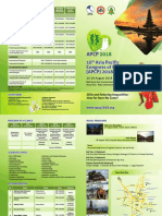 Registration and accommodation details for the 16th Asia Pacific Congress of Pediatrics