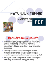 Petunjuk Teknis Desa Siaga