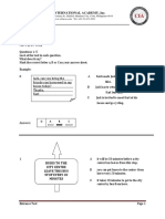 Entrance Reading and Writing Draft