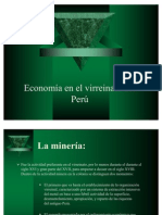 Economía en El Virreinato Del Perú