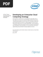 IT@Intel: Developing An Enterprise Cloud Computing Strategy