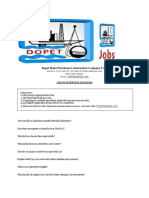 Dopet Doha Petroleum Construction Company ONLINE INTERVIEW QUEUESTIONS