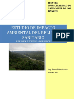 Estudio de Impacto Ambiental Del Relleno Sanitario PDF