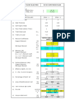 Design of First Floor Slab MKD: S2-S2 Continous Slab Materials Used