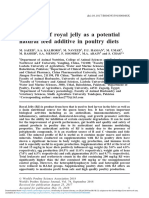 Prospects of Royal Jelly As A Potential Natural Feed Additive in Poultry Diets
