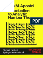 SOLUCIONARIO -Introducción a La Teoría Analítica de Números - Tom Apostol