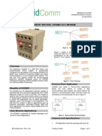 DIN Rail PLC Modem Product Brief