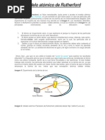 El Modelo Atomico De Rutherford átomos Electrón