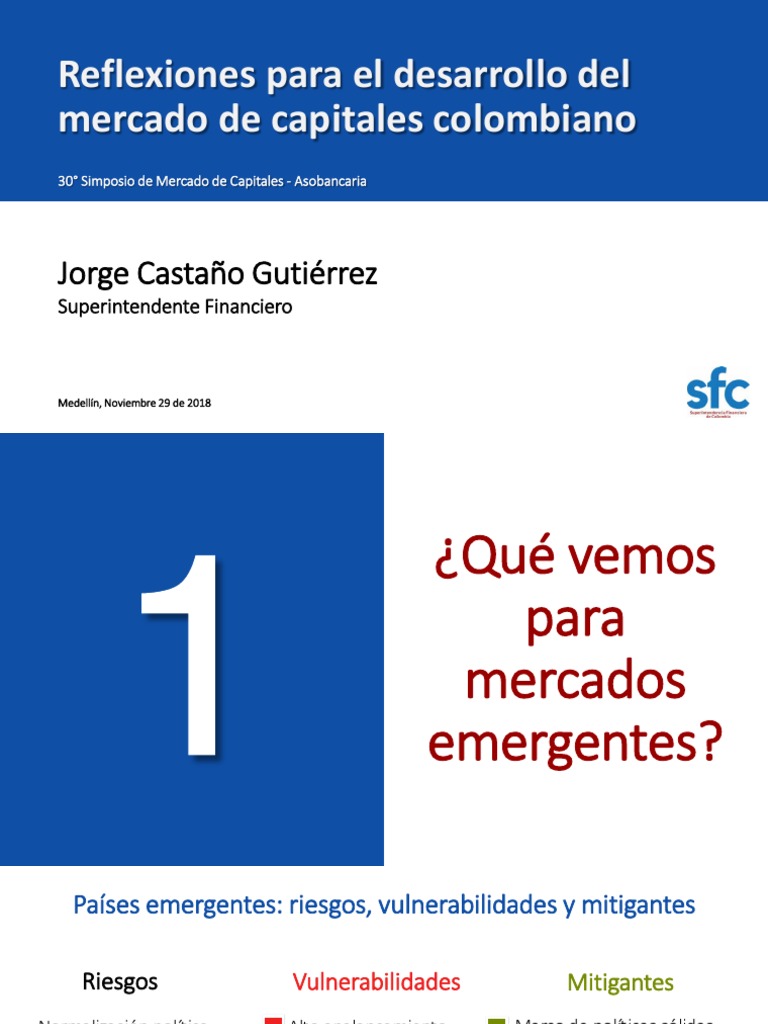 Desarrollo del Mercado de Capitales Colombiano | PDF | Tecnología ...