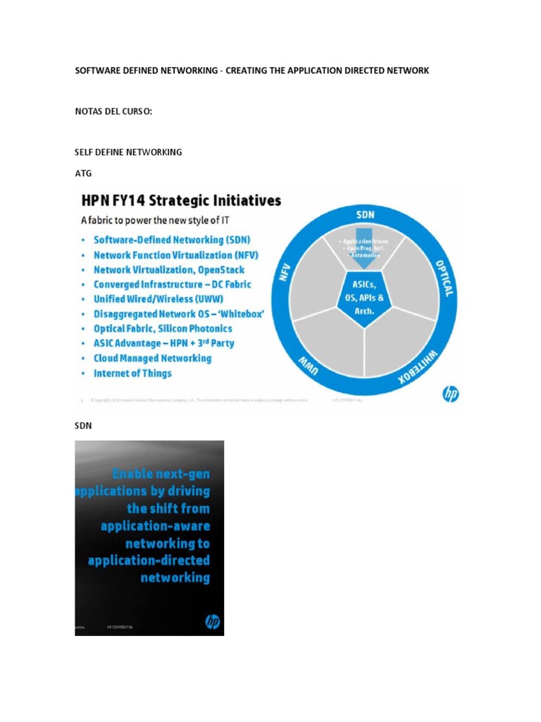 Software Defined Networking Overview | PDF | Business | Computers