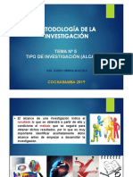 Tema 5 Tipo de Investigación I-2019 ULAT