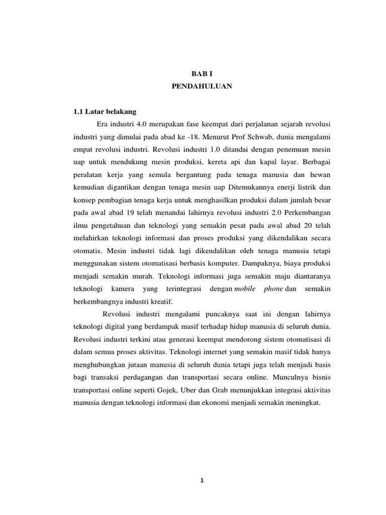 Makalah Era Industri 4 0