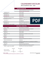 Calendario Escolar 2019-2020