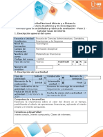 Calcular tasas de interés para financiar proyecto de inversión