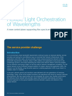 Flexible Light Orchestration of Wavelengths: The Service Provider Challenge