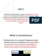 Mechatronics Unit 1