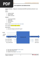 Scan Insertion Lab Observations