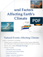 Natural Factors Affecting Earth's Climate