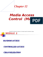 Chapter 12: Media Access Control (MAC)