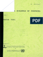 1973 Traditional Buildings of Indonesia Volume I Batak Toba PDF