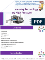 Fruit Processing Technology by High Pressure