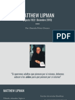 Matthew Lipman