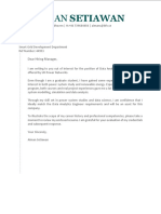 Cover Letter PDF