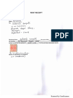 Rent Receipts PDF