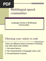 Language Choice