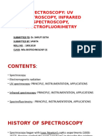 UV-Vis, IR & Fluorescence Spectroscopy Techniques