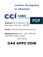 Cameo Construction - Construction Company in Chennai