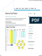 Maximum Flowin Excel - Easy Excel Tutorial