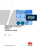 Installation Guide: TP48200A-HX09A3 & TP48200A-HX09A4 & TBC300A-DCA3 & TBC300A-DCA5 & TBC300A-TCA2 V300R001