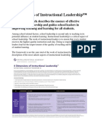 4 Dimensions of Instructional Leadership