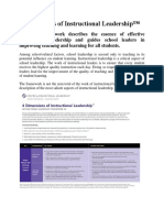 4 Dimensions of Instructional Leadership