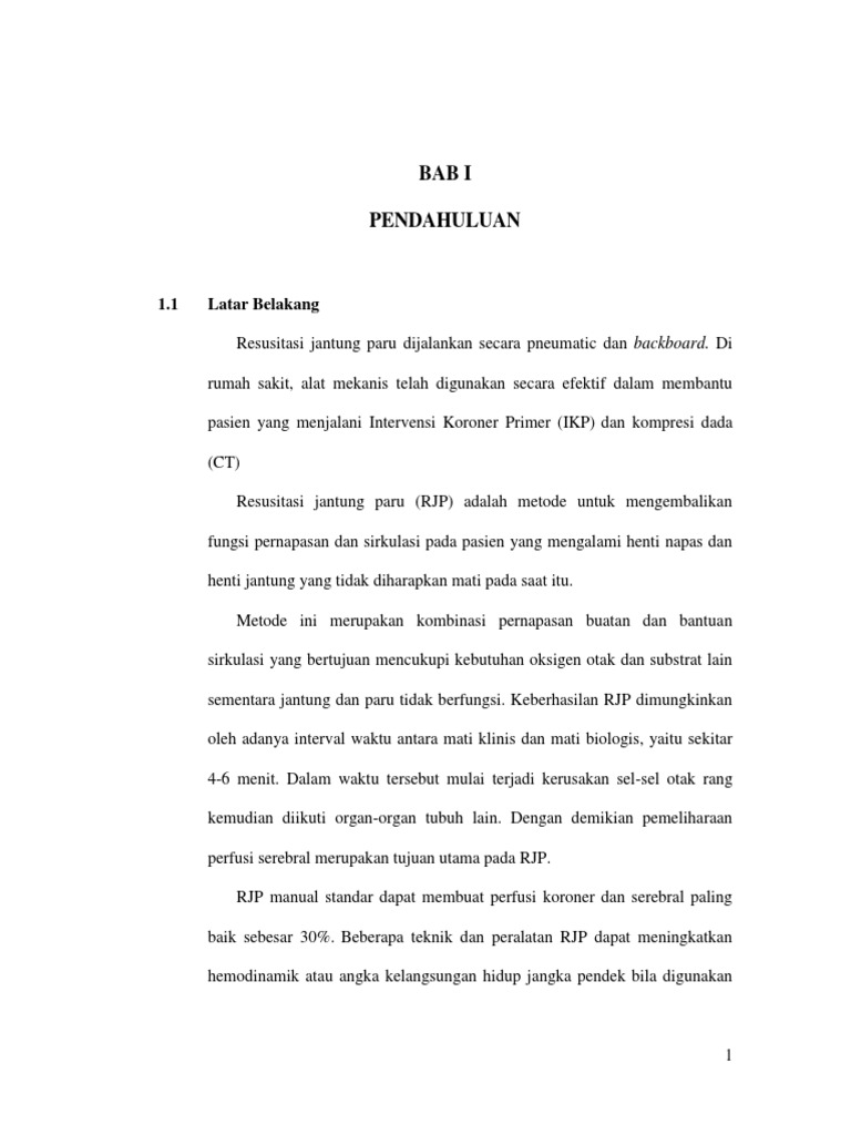 Panduan Pedoman Pelayanan RJP Autopulse | PDF