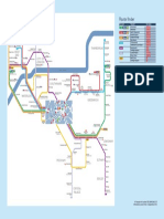 TFL bus sipder map for Bricklayers Arms (Night)