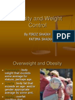 Obesity and weight control