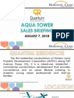 Quantum Residences Sales Breifing 08.07.18