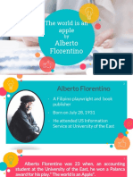 The World Is An Apple: Alberto Florentino