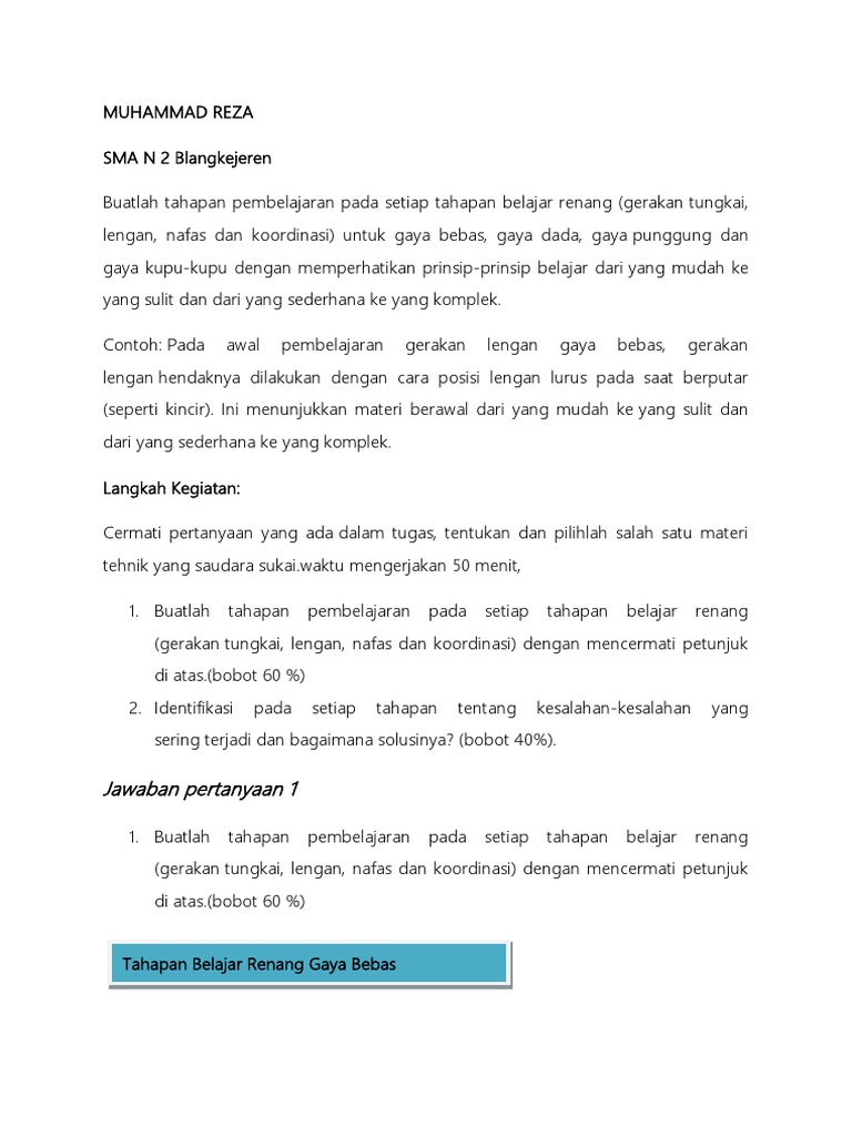Contoh soal essay renang gaya punggung 03 picture