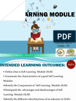 Self Learning Module