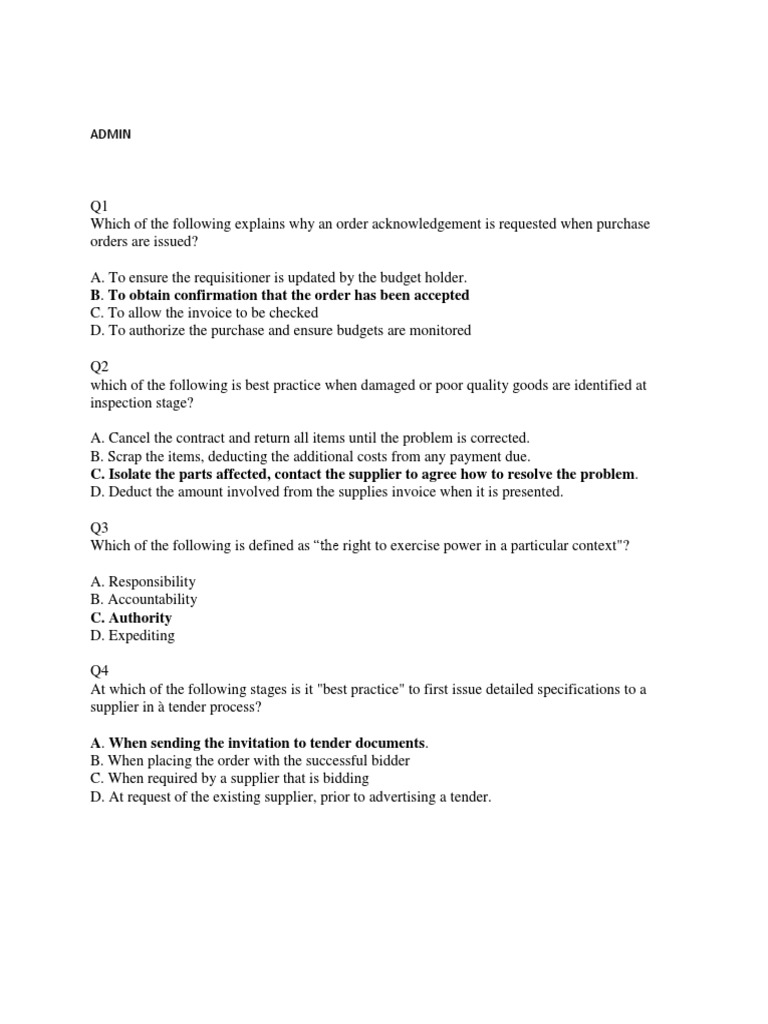 Administration Question 1 | PDF | Inventory | Stocks