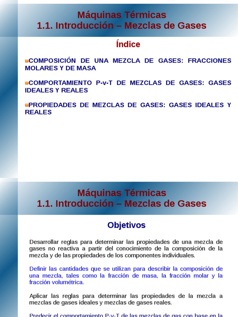 D3.2-Mezclas de Gas | PDF | Gases | Mole (Unidad)