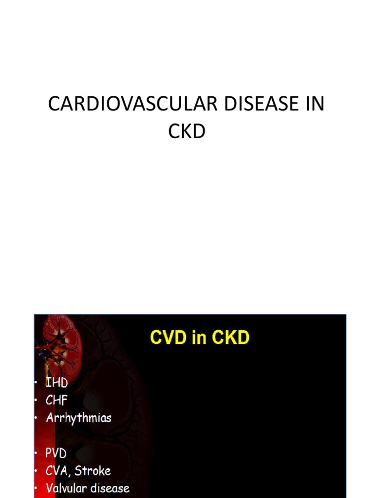 Cardiovascular Disease in Chronic Kidney Disease | PDF | Chronic Kidney ...