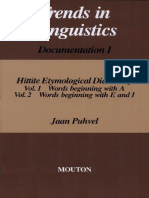 (Jaan Puhvel) Hittite Etymological Dictionary, Vol PDF
