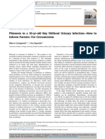 Phimosis in A 10-Yr-Old Boy Without Urinary Infection-How To Inform Parents: For Circumcision