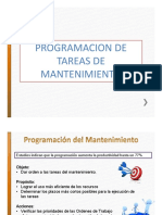 Programacion de Mantenimiento